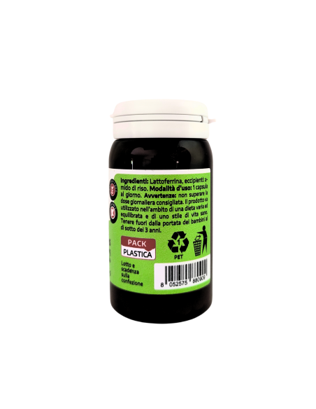 Ingredienti Lattoferrina Plus Scudo – lattoferrina e amido di riso
