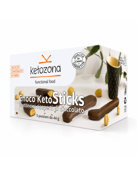 Choco KetoSticks - bastoncini ricoperti di cioccolato