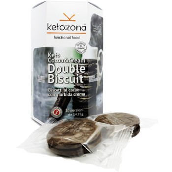 Keto Cocoa&Cream Double Biscuit