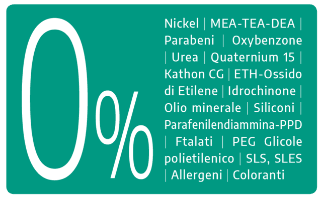 Formel mit 0 % umstrittenen Inhaltsstoffen